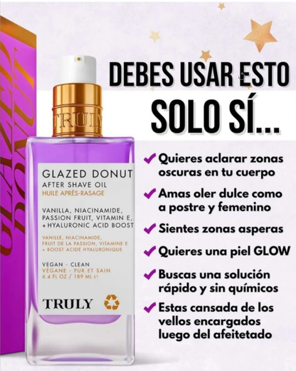 Aceite Truly  para después del afeitado Glazed Donut  ✨
