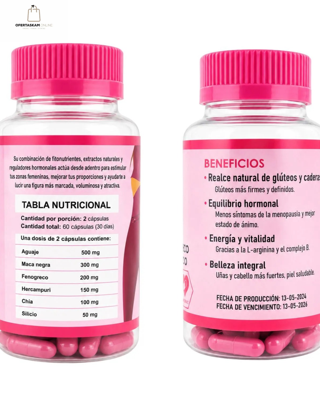 Colita Bonita Curvy Fruit Aumento de Glúteos y Reducción de Grasa :Aguaje + Fenogreco